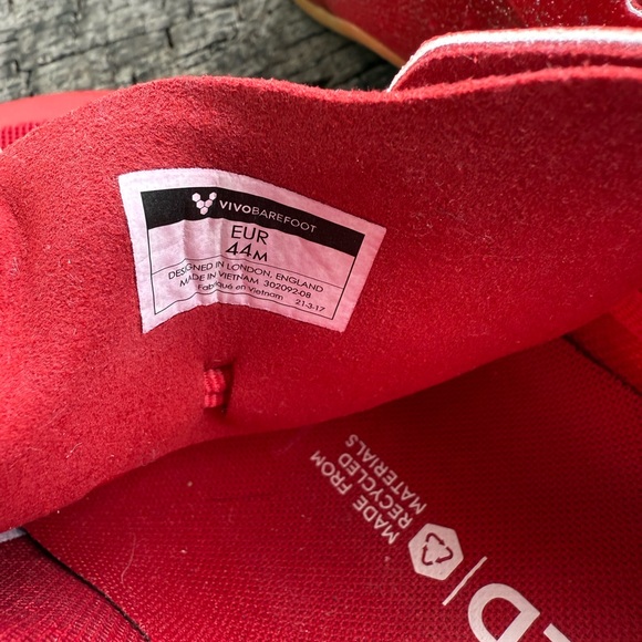 Vivo Barefoot Bold Red Sneakers - Picture 7 of 7